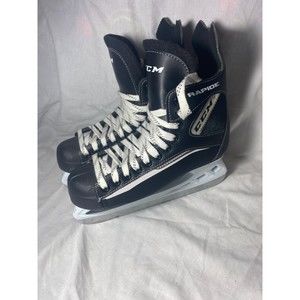 CCM Rapide Ice Hockey Skates Size 7 Black White
